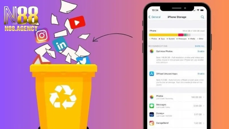 Quy định xóa dữ liệu trong hệ thống cổng game N88